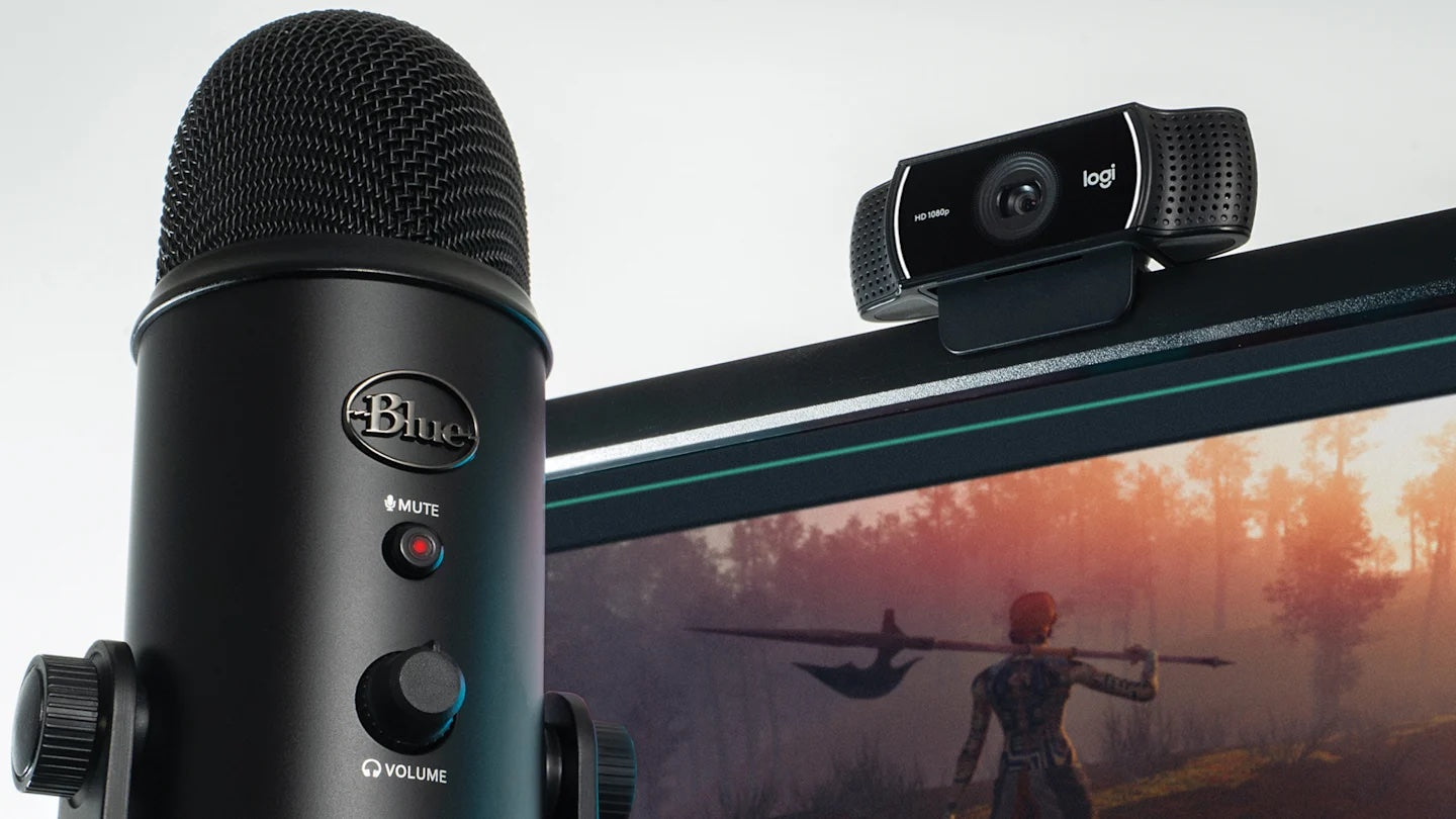 Webcams, Headsets & Microphones