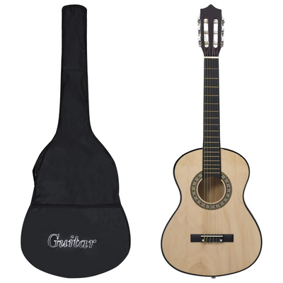 Classical Guitar with Carry Bag | Beginner & Travel Acoustic Guitar | 1/2 Size C